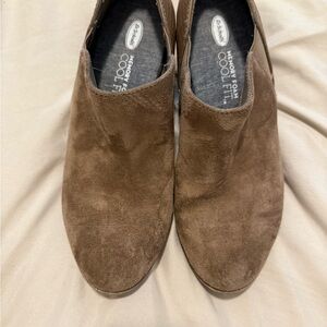 Dr Scholls Brown Suede booties